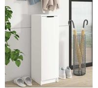 ""SALE 2026"" Armoire d'angle Blanc - Armoire à chaussures Blanc 30x35x100cm - bois d'ingénierie PRO384843958