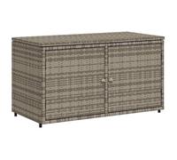 ""SALE 2026""Armoire de rangement jardin - Coffre de rangement extérieur gris 110x55x60,5cm - Résine tressée 13.78 Kg 8034042