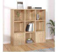 ""SALE 2026"" Armoire étagère magazine Brun - Bibliothèque Chêne sonoma 98x30x98cm - Bois d’ingénierie PRO456463059