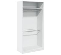 ""SALE 2026""Armoire penderie Pour chambre, - WINWIN - Cabinet/Garde-robe Blanc 100x50x200cm - bois d'ingénierie 51.3 Kg 9285210