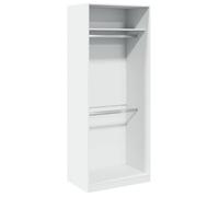 ""SALE 2026""Armoire penderie Pour chambre, - WINWIN - Cabinet/Garde-robe blanc 80x50x200cm - bois d'ingénierie 46.4 Kg 7784375