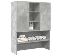 ""SALE 2026"" Armoire pour machine à laver - Meuble pour machine à laver Gris béton 70,5x25,5x90cm 7555679098520