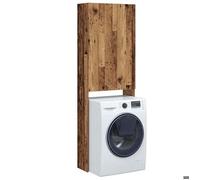 ""SALE 2026"" Armoire pour machine à laver Vieux bois - Meuble pour machine à laver vieux bois 64x25,5x190cm 9295867826737