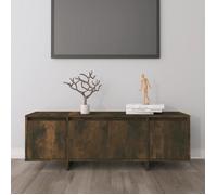 ""SALE 2026"" Armoire TV moderne Brun - Meuble TV chêne fumé 120x30x40,5cm - bois d'ingénierie PRO152744525
