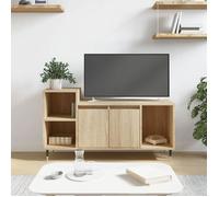 ""SALE 2026"" Armoire TV moderne Brun - Meuble TV Chêne sonoma 100x35x55cm - bois d'ingénierie PRO886947985