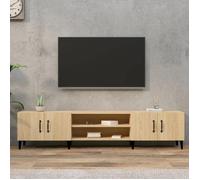 ""SALE 2026"" Armoire TV moderne Brun - Meuble TV Chêne Sonoma 180x31,5x40cm - bois d'ingénierie PRO318284507