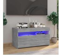 ""SALE 2026"" Armoire TV moderne Gris - Meuble TV avec lumières LED Sonoma gris 75x35x40cm PRO277381418
