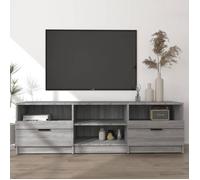 ""SALE 2026"" Armoire TV moderne Gris - Meuble TV Sonoma gris 150x33,5x45cm - bois d'ingénierie PRO605354193