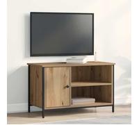 ""SALE 2026"" Armoire TV moderne Marron - Meuble TV chêne artisanal 80x40x50cm - bois d'ingénierie PRO418334551