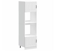 ""SALE 2026""Armoires de four/buffet pour cuisine - WINWIN - 2 pièces ""Lucca"" - bois d'ingénierie blanc 55 Kg 4536896