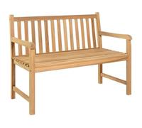 ""SALE 2026"" Banc de jardin Brun - Banc de jardin 114cm - bois de teck solide PRO458143475