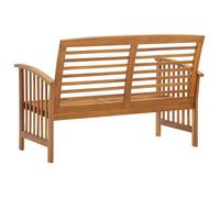 ""Sale 2026"" Banc de jardin - BURKE - Banquette balcon - 119 cm - bois d'acacia solide BB262