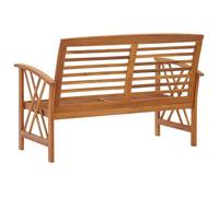 ""Sale 2026"" Banc de jardin - BURKE - Banquette balcon - 119 cm - bois d'acacia solide BB265