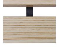 ""Sale 2026"" Banc de jardin - BURKE - Banquette balcon - pour enfants 84 cm - Bois BB523