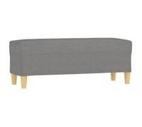 ""SALE 2026""Banc Entrée Bout de Lit - Banquette - WINWIN - Gris foncé 100x35x41cm Tissu 6.25 Kg 4963917