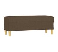 ""SALE 2026""Banc Entrée Bout de Lit - Banquette - WINWIN - Marron 100x35x41cm Tissu 6.25 Kg 1990599