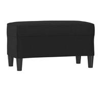 ""SALE 2026""Banc Entrée Bout de Lit - Banquette - WINWIN - Noir 70x35x41cm Similicuir 5.4 Kg 5771262