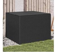 ""SALE 2026"" Boîte de rangement de jardin Noir - Boîte de rangement de jardin noir 291L résine tressée PRO832416836