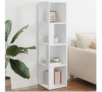 ""SALE 2026"" Buffet bahut Blanc - Armoire d'angle Blanc 33x33x132cm - Bois d’ingénierie PRO499425436