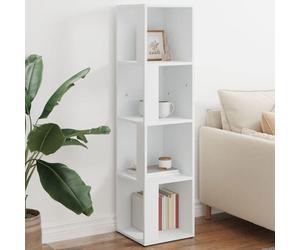 ""SALE 2026"" Buffet bahut Blanc - Armoire d'angle Blanc 33x33x132cm - Bois d’ingénierie PRO499425436