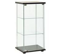 ""SALE 2026"" Buffet bahut Noir - Armoire de rangement Verre trempé Noir PRO362991495