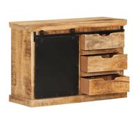 ""SALE 2026""Buffet de cuisine - Placard vaisselier - WINWIN - Cabinet bahut 80x30x55cm - bois de manguier brut massif 18 Kg 1994396