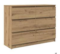""SALE 2026""Buffet de cuisine - Placard vaisselier - WINWIN - Cabinet bahut chêne artisanal 100x35x76cm - bois d'ingénierie 40 Kg 492