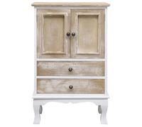 ""SALE 2026""Buffet de cuisine stable - Placard Cabinet bahut Blanc - Armoire à tiroirs Blanc 50x30x80cm Bois 7.25 Kg 288561