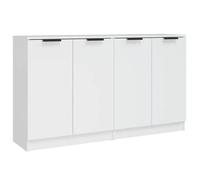 ""SALE 2026""Buffet de cuisine stable - Placard Cabinet bahut Blanc - Buffets 2 pcs blanc 60x30x70cm Bois d'ingénierie 34.44 Kg 322422