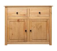 ""SALE 2026""Buffet de cuisine stable - Placard Cabinet bahut Brun - Buffet 93x40x80cm Pin solide Assortiment Panama 22 Kg 236260