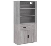 ""SALE 2026""Buffet de cuisine stable - Placard Cabinet bahut Gris - Buffet haut Sonoma gris Bois d'ingénierie 51.74 Kg 259513