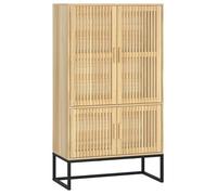 ""SALE 2026""Buffet haut - Armoire de salon - WINWIN - Cabinet chambre - 70x35x125cm - bois d'ingénierie 24.35 Kg 6592765