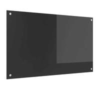 ""SALE 2026"" Buffet moderne Gris - Protection de cuisine Gris foncé 100x60x0,6cm verre trempé PRO350151376