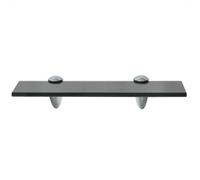""SALE 2026""Cabinet élégante/Étagère flottantes Noir - Étagère murale en verre 30x10cm 8 mm 0.86 Kg 201184