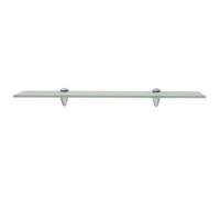 ""SALE 2026""Cabinet élégante/Étagère flottantes Transparent - Étagère murale en verre 60x10cm 8 mm 1.45 Kg 353216