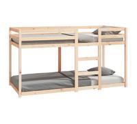 ""SALE 2026""Cade de lit superposé enfants et jeunes - Lit haut - 205,5x95,5x112cm 90x200cm - bois de pin massif,33.32 Kg 557374