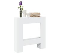 ""SALE 2026"" capot de cheminée Blanc - Cadre de cheminée blanc 81x18x82cm - bois d'ingénierie PRO459423692