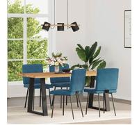 ""SALE 2026""Chaises à manger - lot de 4 - Chaises de Salon - Bleu Velours,45x54x83cm 29.6 Kg 9797895