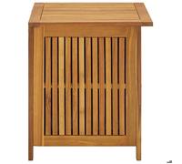 ""Sale 2026"" Coffre de rangement de jardin - BURKE - grande espace - 60x50x58 cm - Bois d'acacia solide CC56