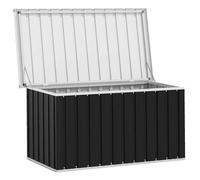 ""Sale 2026"" Coffre de rangement de jardin - BURKE - grande espace - Anthracite 129x67x65 cm - CC220