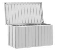 ""Sale 2026"" Coffre de rangement de jardin - BURKE - grande espace - Gris 129x67x65 cm - CC219