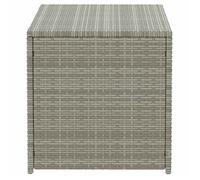 ""Sale 2026"" Coffre de rangement de jardin - BURKE - grande espace - résine tressée 100x50x50 cm - gris CC235