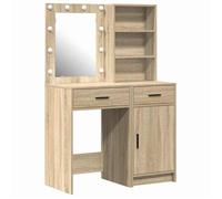 ""SALE 2026""Ensemble de Coiffeuse 2 pcs Chêne Sonoma - bois d'ingénierie 40.5 Kg 2389662