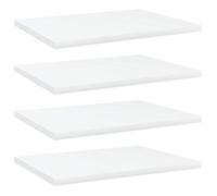 ""SALE 2026"" Étagères Blanc - Panneaux de bibliothèque 4 pcs blanc - Bois d’ingénierie PRO596579382