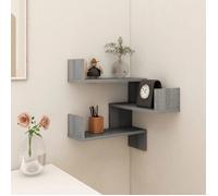 ""SALE 2026"" Étagères murale,ensemble élégant Gris - Étagère d'angle murale Sonoma gris 40x40x50cm - bois d'ingénierie PRO644937334
