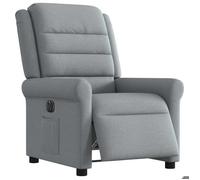 ""SALE 2026""Fauteuil inclinable - 135 degrés - 1 PLACE - Fauteuil de Relaxation - électrique Gris clair Tissu 22.3 Kg 4717146