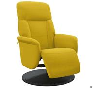 ""SALE 2026""Fauteuil inclinable - Dossier Réglable - 1 PLACE - Fauteuil de Relaxation - avec repose-pied jaune velours 20.8 Kg 602593