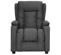 ""SALE 2026""Fauteuil inclinable - Dossier Réglable - 1 PLACE - Fauteuil de Relaxation - Gris foncé Tissu 25 Kg 9034876