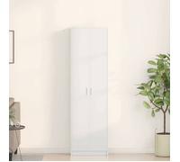 ""SALE 2026"" Garde-robe Blanc - Armoire avec étagère Blanc 55x25x189cm - bois d'ingénierie PRO446796573