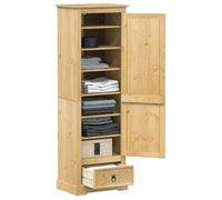 ""SALE 2026"" Garde-robe Brun - Garde-robe Corona 55x38x170cm - bois de pin massif PRO295607791